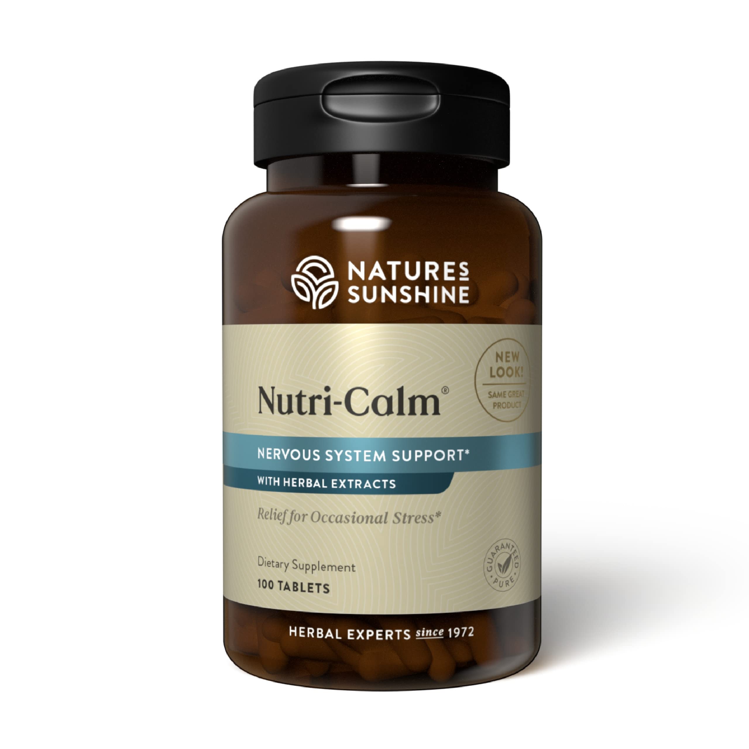 Nature's Sunshine Nutri-Calm: botella de suplemento para equilibrio y calma diaria