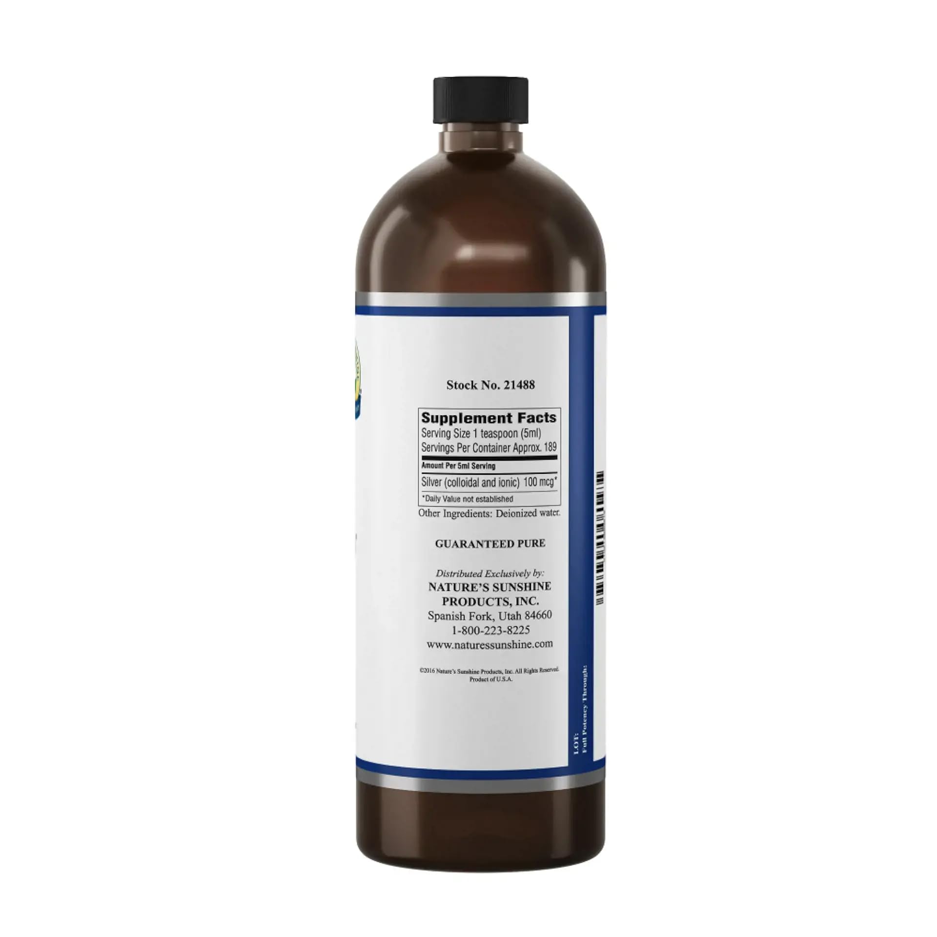 Partículas nano de plata de Nature's Sunshine para mayor biodisponibilidad