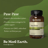 Nature's Sunshine Paw Paw Cell-Reg frasco vertiendo: dosis diaria fácil