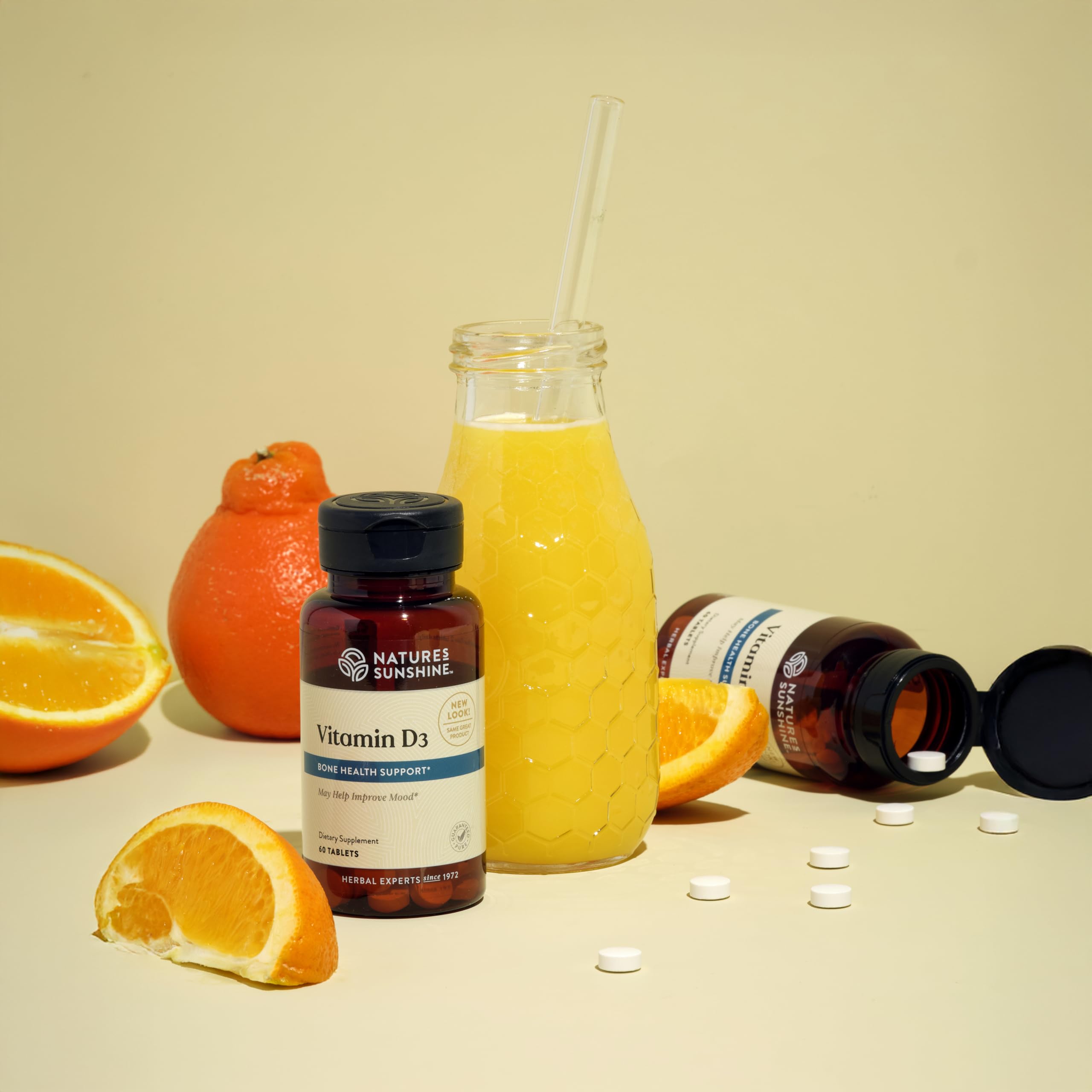 Tabletas de Vitamina D3 Nature's Sunshine, dosis diaria conveniente