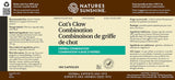 Nature's Sunshine Uña de Gato: detalle de etiqueta para uso digestivo y bienestar