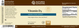 Uso diario recomendado con Nature's Sunshine Vitamina D3 para bienestar general