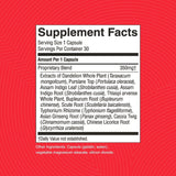 Producto fabricado en EE. UU. Nature's Sunshine VS-C TCM Concentrate, controles de calidad.