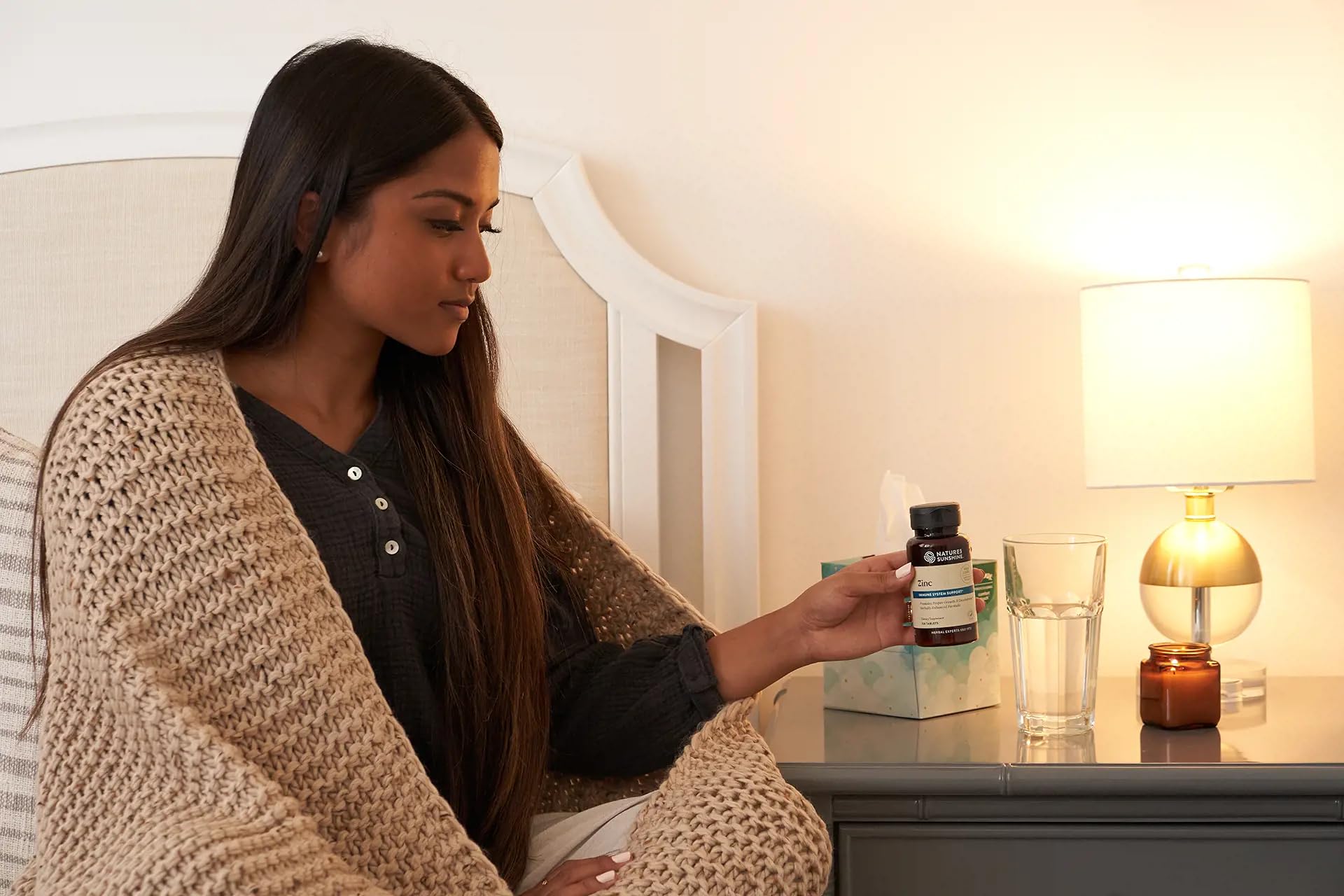 Nature's Sunshine Zinc 25 mg: soporte para la retina y la salud visual.