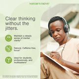 Nature's Trove L-Theanine 200mg kosher certified label.
