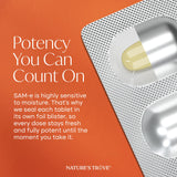 Nature's Trove SAM-e caplets entericas, caja exterior para almacenamiento seguro