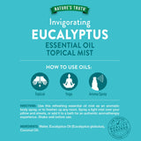 Nature's Truth Aceite Esencial Eucalipto Puro: aroma para aromaterapia.