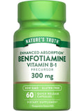 Nature's Truth Benfotiamina: cápsulas de 300 mg para energía diaria