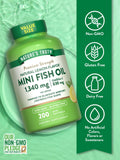 Nature's Truth botella de omega-3 limón, fácil consumo