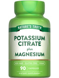Nature's Truth cápsulas de citrato de potasio y magnesio para uso diario