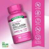Etiqueta Nature's Truth con Vitamina C, complemento para belleza desde dentro