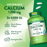 Nature's Truth embalaje de 120 softgeles para conveniencia diaria