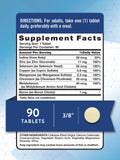 Nature's Truth etiqueta del producto, muestra ingredientes y beneficios clave