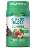 Nature's Truth gomitas ginkgo biloba sabor durazno-frambuesa ideal para un snack diario.