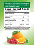 Nature's Truth gomitas textura fruta cercana para sabor agradable