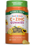 Nature's Truth gomitas vitamina C para niños, sabor limón, aporte diario de energía