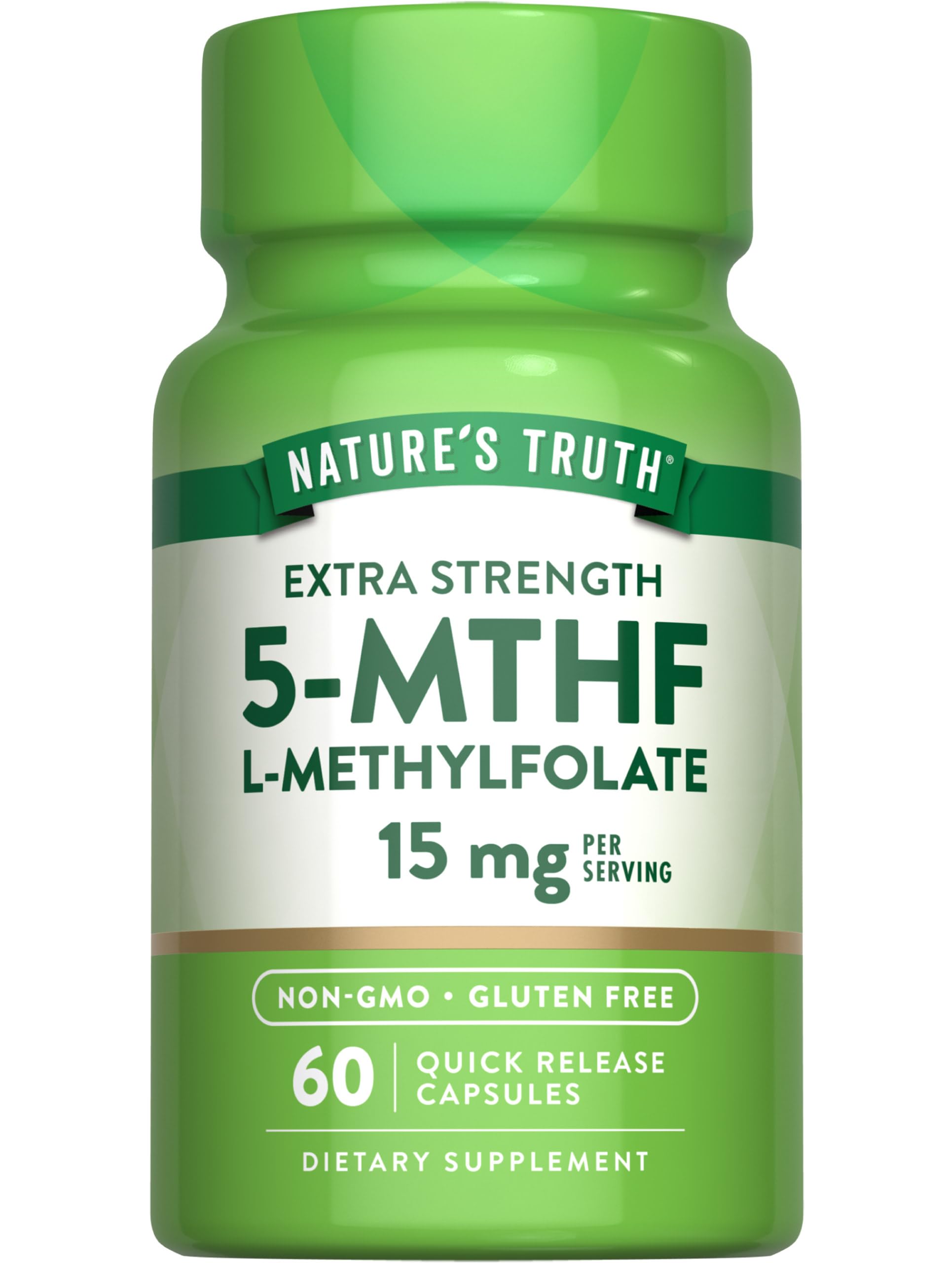 Nature's Truth L-Methylfolate 15 mg - botella lista para uso diario