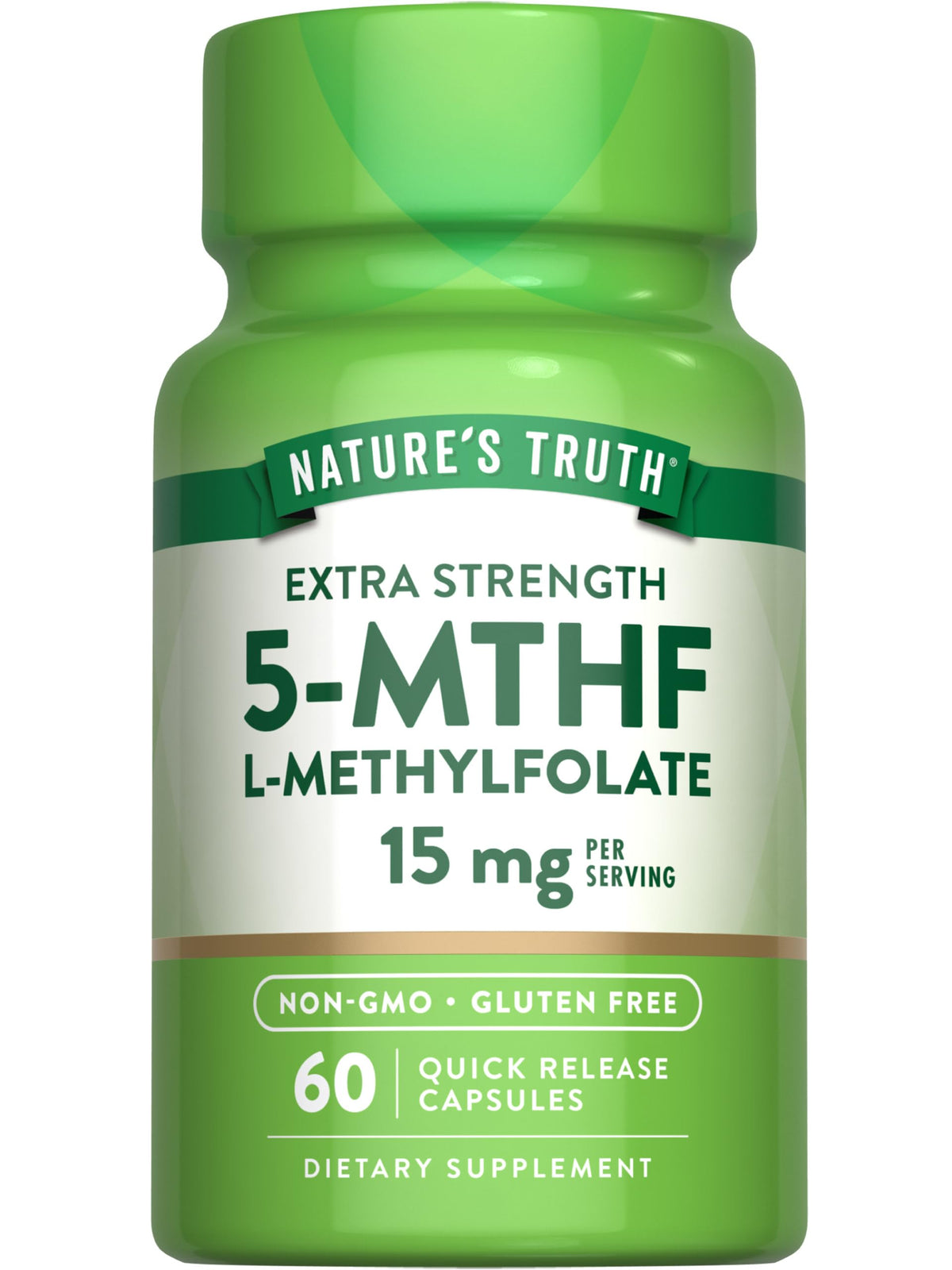 Nature's Truth L-Methylfolate 15 mg - botella lista para uso diario