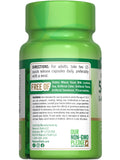 Nature's Truth L-Methylfolate 15 mg - primer plano de etiqueta legible y transparencia