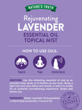 Nature's Truth Lavanda Mist: escena de baño para un relajante aromático.
