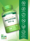 Nature's Truth Magnesio etiqueta frontal, información clara y confiable