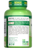 Nature's Truth Magnesium 400 mg, libre de OGM para tranquilidad.