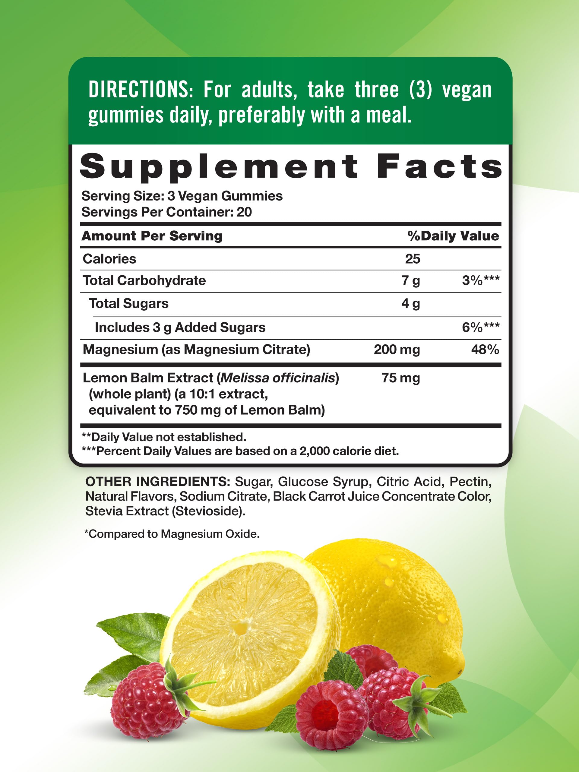 Gomitas Nature's Truth en envase de 60 gomitas para dosis diaria
