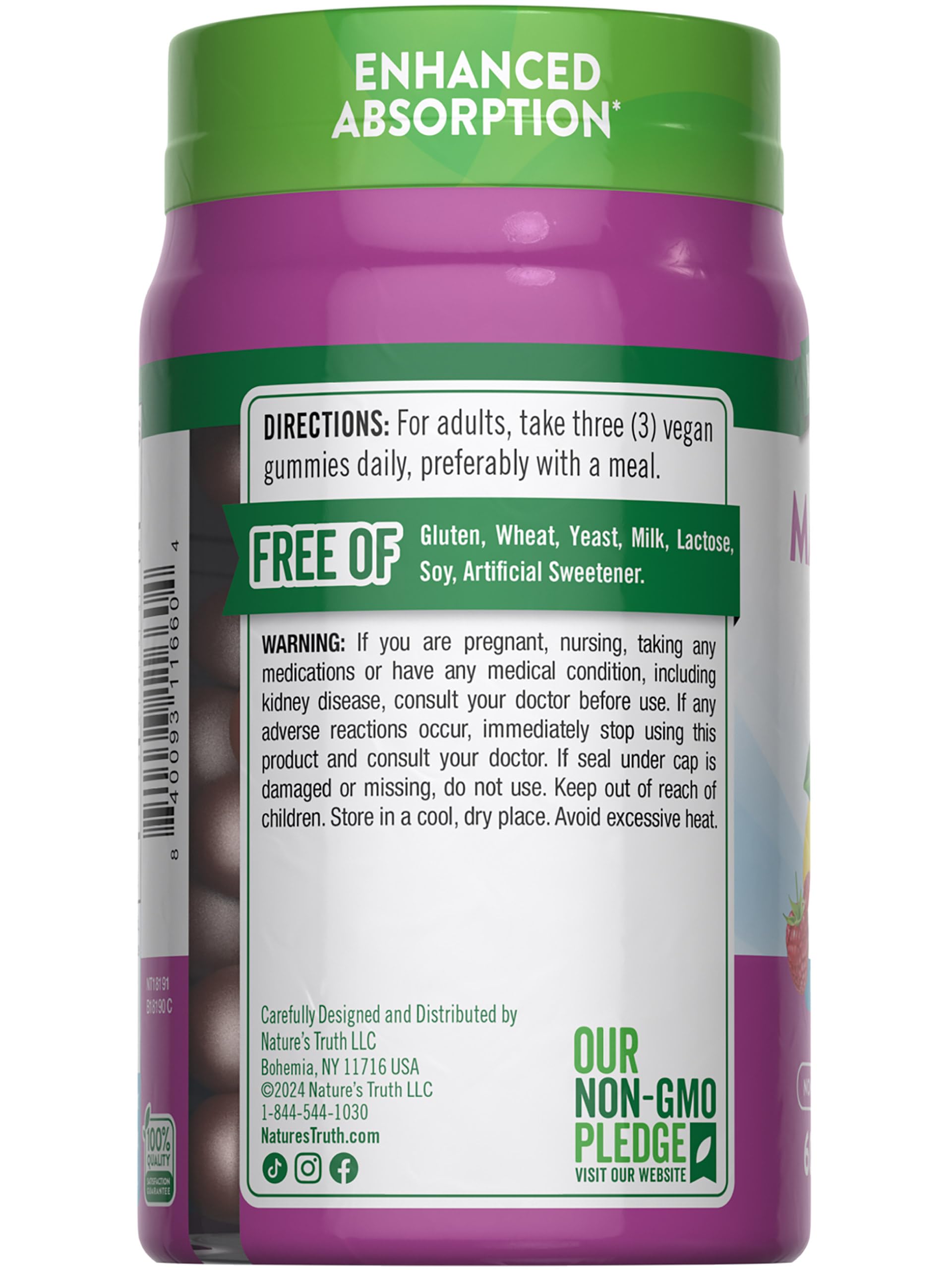 Uso diario práctico con Nature's Truth en bolso