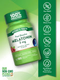Nature's Truth Melatonina frasco de 180 tabletas ofrece uso prolongado hasta seis meses