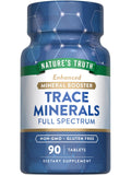 Nature's Truth minerales-traza con yodo, frasco de tabletas para uso diario