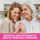 Nature's Truth Multivitamin Mujer, iconos sin gluten, opción apta para celíacos