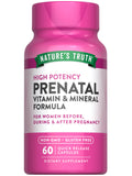 Nature's Truth Prenatal: cápsulas en frasco para apoyo diario durante el embarazo