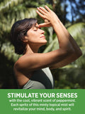 Ideal para yoga y meditaciones, aporta un aroma refrescante durante la práctica.