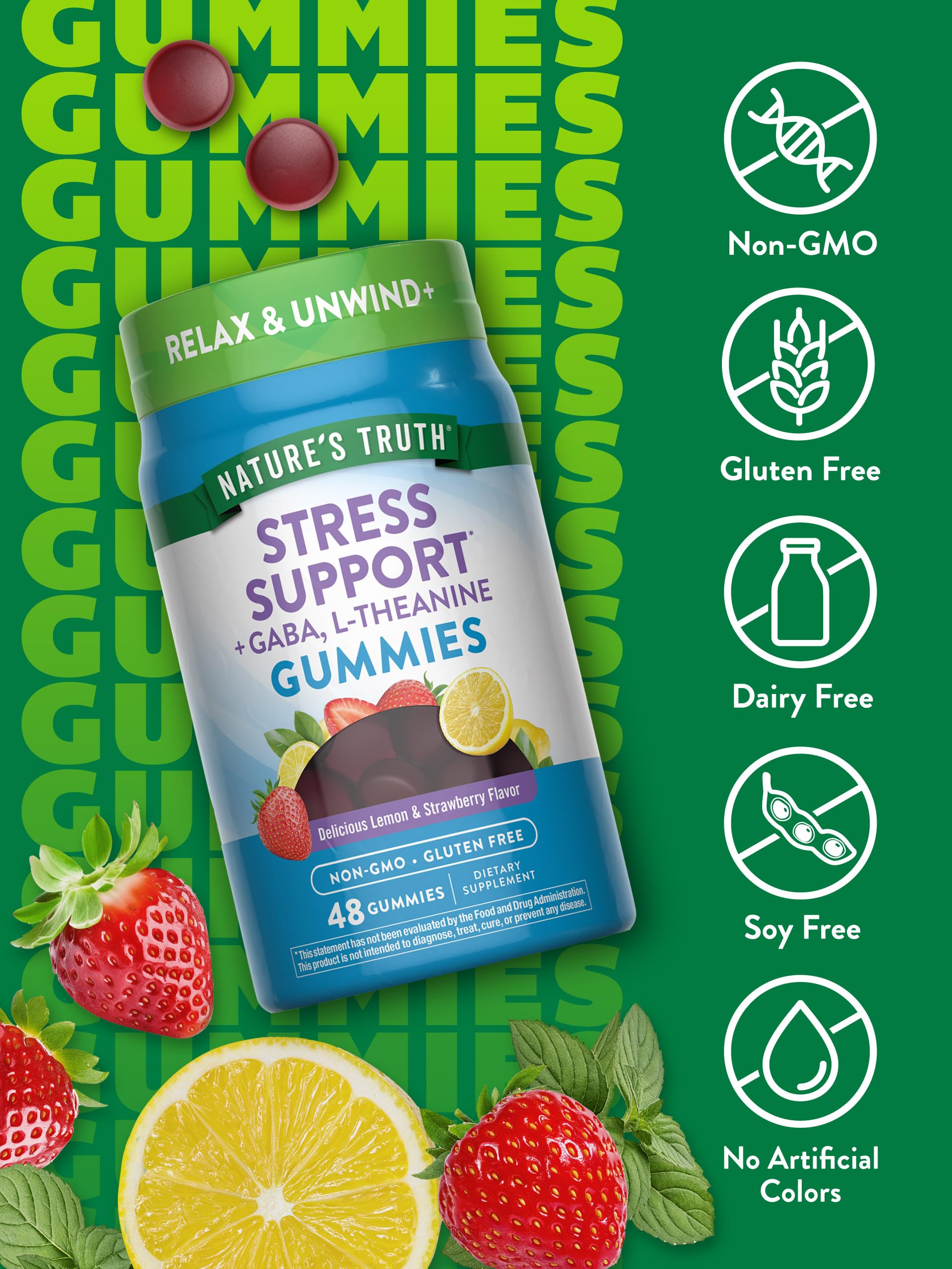 Nature's Truth gomitas con textura gomosa ideal para pausa breve