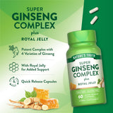Nature's Truth Super Ginseng Complex: dosis diaria para uso práctico.