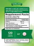 Nature's Truth tabletas con extracto de té verde para apoyo suave