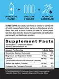Nature's Truth Electrolyte Tablets: tableta disolviéndose en un vaso de agua para rehidratar
