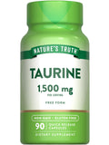 Nature's Truth Taurina: empaque de cápsulas para almacenamiento cómodo