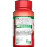 Uso diario recomendado de Nature's Truth vinagre de manzana en cápsulas veganas.