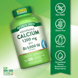 Nature's Truth vitamina D3 5000 UI en suaves softgeles para apoyo diario