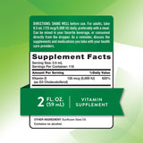 Nature's Truth Vitamina D3 líquido con cuentagotas para dosificación precisa