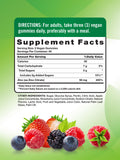 Nature's Truth Zinc Gummies frambuesa mixta, sabor agradable