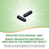 Nature's Way Activated Charcoal, cápsulas fáciles de tragar para uso diario.