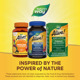 Uso diario con estilo de vida activo gracias a Nature's Way Alive! Hombres 50+.