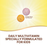 Niños disfrutando Nature's Way Alive! tabletas masticables para una merienda nutritiva.