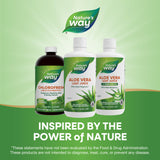 Nature's Way aloe vera sabor-neutro, no altera el sabor.