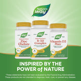 Nature's Way B-50 Complex cápsulas fáciles de tragar para la rutina diaria