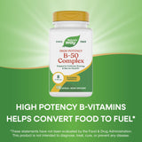 Nature's Way B-50 Complex libre de gluten para dietas sensibles