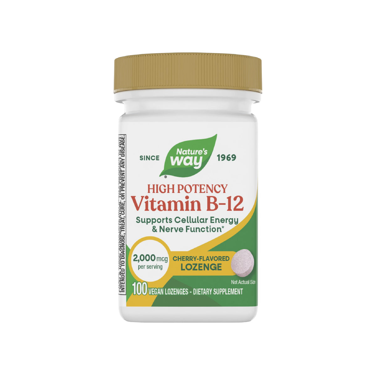 Nature’s Way tabletas B-12 en empaque variante para consumo diario
