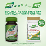 Nature’s Way tabletas B-12 sabor cereza, ideal para energía diaria